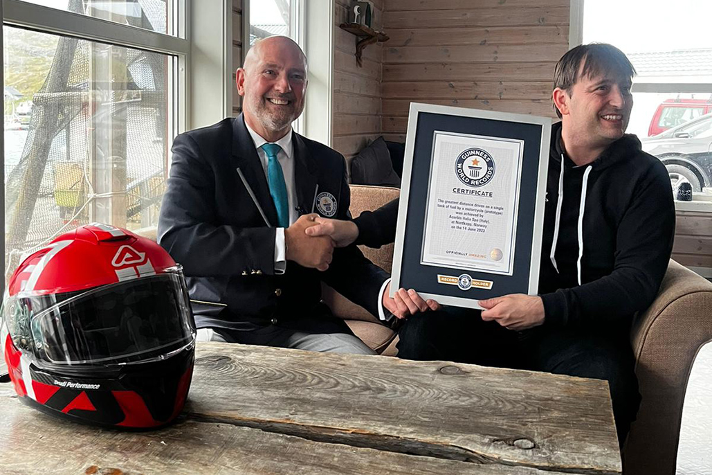 Acerbis Gets Its First Guinness World Record® To Celebrate 50th Anniversary