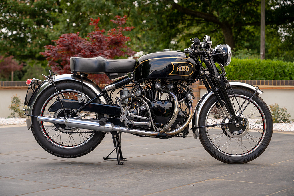 Iconic HRD Black Shadow among hundreds of classic two-wheelers sold at the National Motorcycle Museum