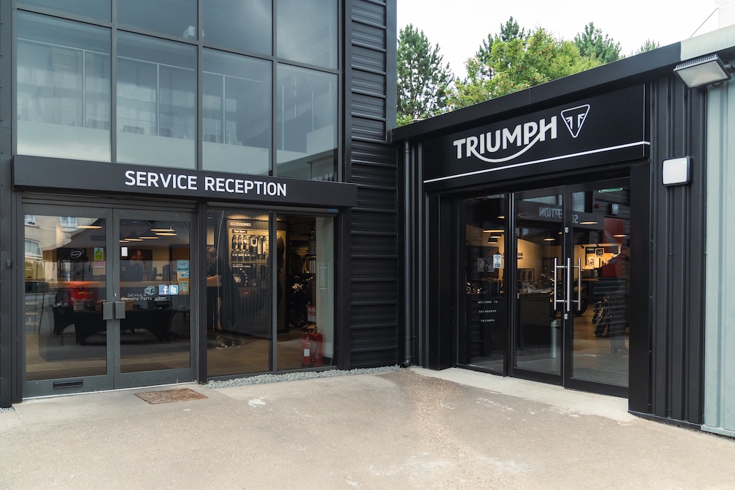 New Triumph Showroom Opening In Edinburgh