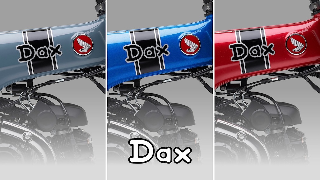 A vibrant new colour for the Dax, and cosmetic updates and new colours for the CB125F