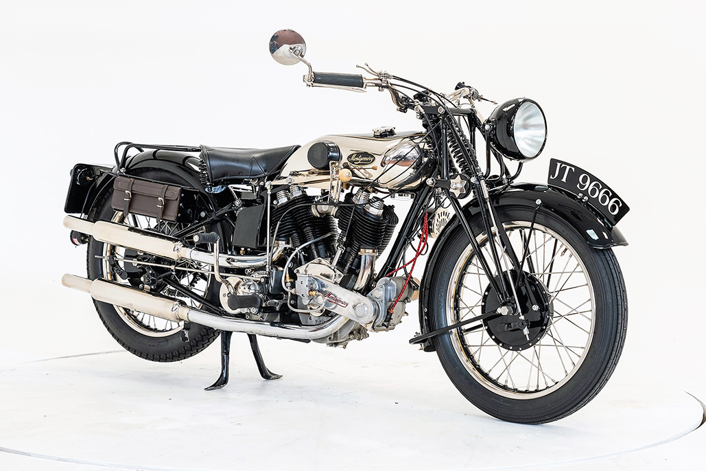 Classic British motorcycles shine as 230 lots head to the National Motorcycle Museum auction