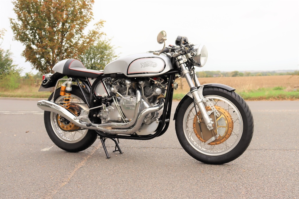 Historic 1975 Norvin among hundreds of classic two-wheelers auctioned