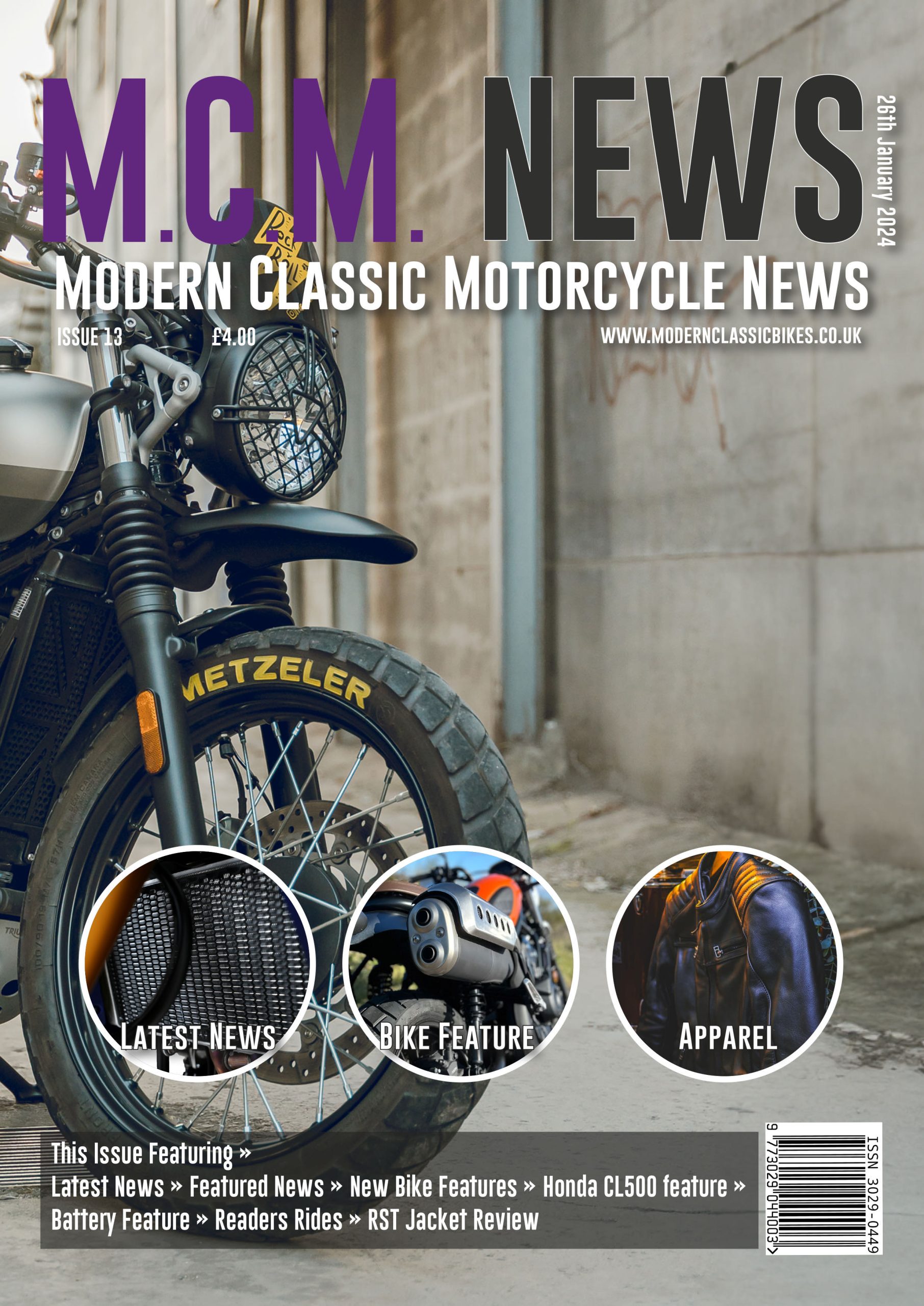 Pre-order Issue 13 - Modern Classic Motorcycle News